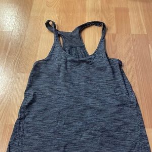 lululemon racetrack navy heathered tank top